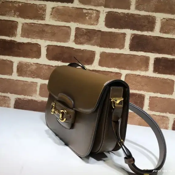 First bag ru shoulder GUCCI bag Horsebit 1955 0701